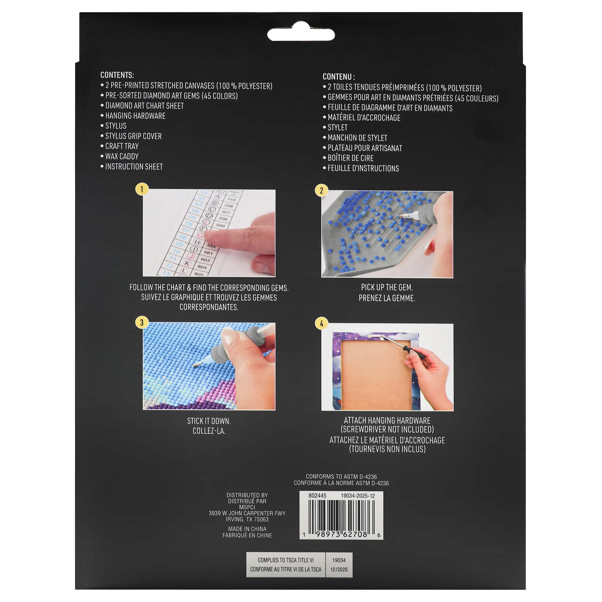 8" x 10" Mushrooms Diamond Art Kit by Make Market®